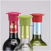 Bar Tools Kitchen Bar Tool Sile Wine Stoppers Magic Hat Bottle Caps Decorative Wines Sealer Preserver Reusable Winecorkss Drop Deliv Dh4Ae