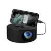 YT200 LED LED Mobile Video Projector دعم 1080p منزلي للمسرح Media Player Kids Home Black Wired Same Screen