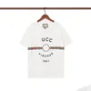Camisetas masculinas pescoço redondo de manga curta Roupas de designer de verão T-shirt impresso de algodão puro Mesmo estilo para os amantes da moda 2023SSs