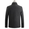 Men's Wool Blends Winter Coat Men Thick Warm Windbreaker Jackets Overcoat Casaco Masculino Palto en Casual Slim Fit Trench Peacoat 221206