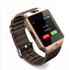 Orijinal DZ09 Akıllı İzle Bluetooth Giyilebilir Cihazlar İPhone için Akıllı Saat Kamera Saati Sim TF Yuvası Smart2245471