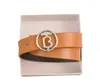 Cinture da uomo Designer Cintura da donna Larghezza 3,8 cm Colore Vera pelle Vacchetta classica con confezione regalo