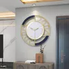 Wandklokken Industrial Glass Classic Watch Big Gold Silent Mechanisme Room Creatieve luxe Relojes Murale Giant