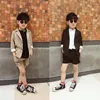 Clothing Sets Children's Set 2022 Spring Boys And Girls Shorts Casual Blazer 2pcs Outfits Kids Fashion Clothes