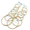 Hoop Huggie Big Circles Hoop Earring Korean 6 Par/Set Plated Gold Sier Set Hip Hop Fashion Jewelry for Women 5943 Q2 Drop Delive Dh6yj