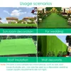 Decoratieve bloemen buiten kunstmatige gras gras turf tuin muur bruiloft decoratie nep gazon synthetisch tapijt cesped wegwerp tapijt dak 1x3m