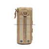 Drinkware Handle Drinkware Handle Tactical Outdoor Sports Water Bottle Bag Army Fan Molle Cup Er Mtifunctional Mountaineering Riding Dhlum