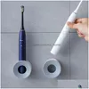 Toothbrush Holders Dual Hole Electric Toothbrush Holder No Punch Storage Rack Bathroom Accessories Organizer Inventory Wholesale Dro Dhald