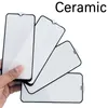 Proteggi schermo in ceramica trasparente per iPhone15 14 ProMax 13 12 11 X 8 Plus Pellicola protettiva per copertura totale Samsung A53