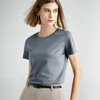 Женские блузки 2022 повседневная хлопковая базовая футболка Женщины с коротким рукавом вязаные футболки
