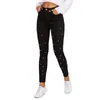 Kobiety S Jeansy Pearl Slim Nurce High Talia Blue Denim Pencil Pants Enter Black Calca Feminina Chłopak za 221206