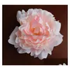 Couronnes de fleurs décoratives de haute qualité imitation fleur de pivoine coiffure pour la décoration de mariage inventaire en gros livraison directe Dhbgk