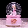 Objetos decorativos Figuras Dream Tree Spring Summer Summer etono e inverno Cristal Ball Ball Music Box Creative Home Decoration