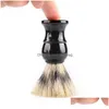 Shaver Shaver Bristle Man Madra alça de plástico Brush de barba facial de barba Facial Limpador de barbearia Inventário Drop por atacado D Dhavq