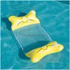 Andra pooler spashg spashg sommar partys vatten h￤ngmatta vilstol Uppbl￥sbar flytande badmadrass Ocean Ring Pool Partyses Toy Swim Dhrp6