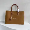 여성의 패션 명품 디자이너 가방 핸드백 여행 면화 대형 토트 파우치 가방 클래식 빈티지 어깨 비싼 CABAS 가방