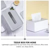 Opbergdozen Tissue Box Napkin Holder Home Case Dispenser Cover Container Papier Rechtangulartissues Cube Organizer Auto kamer Zwart