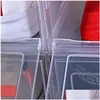 Opbergdozen Bins 6pcs Plastic schoenen Case verdikte transparante der schoenendozen Stapelbare doos Organizer schoenendoos 1457 V2 Drop deliv DHSJD