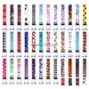 Keychains Lanyards 117 Colors Neoprene Wristlet Keychain Wrist Key Belt More Design Strip Leopard Pure Color Phone Lanyard Keyring Dhv1M