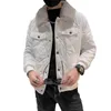 Мужская пуховая зимняя куртка из искусственного меха куртки сгуститесь, сохранить теплую пухлу повседневную уличную одежду 221207