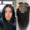 13x15cm Full Slik Base Hair Topper Natural black color European hair pieces 130% density