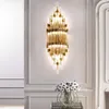 Wall Lamp Post-modern LED Crystal Lights American Luxury Decor Lighting Fixture Bedroom Hallway Sconce