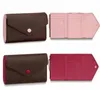 Womens Designer Victorine Wallet Brown Flower Leather Fold Purses Kort långa korthållare Pass Lady Folded Purse Ladies Coin Pouch M41938