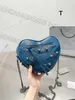 Heart-Shaped Designer Chain Bag for Women - Large Capacity Crossbody with Cool Motorcycle Style - Ideal for Fashion and Cosmetics