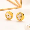 Luxury 18k Gold Plated Earrings Charm Multicolor Women039s Flower Earring Fashion Designer Brand Earrings Red White Jewelry AC3422509