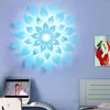 Wandlamp 18W LED Slaapkamer Creatieve uitgehouwen uitgehalde metalen corridor SCONCE Romantische tv -achtergrondverlichting armaturen