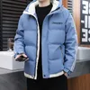 Men's Down Parkas Brand Winter Men Fashion Warm Windproof Thick Jacket Coat Male Outwear Hooded Man 221207