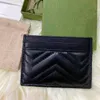 Portafogli moda porta carte classico Portamonete chiave Pelle bovina Borsa Marmont G Luxurys Designer di lusso Donna Portafoglio uomo Borsa porta passaporto Credito Logo in metallo Mini