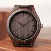 Нарученные часы Bobobird Custom Ebony Watch для мужа личных графических подарков на наручные часы для вашего любовника