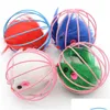 Cat Toys Round Cage Toys Lovely Plush Rat Pet Cats Grab Wire Mouse Supplies Interaktion Playthings 1 2CX K2 Drop Delivery Home Garden Dhyda