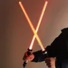 Led Light Sticks Lightsaber Flashing Laser Boy Gril Toys Darth Vaders Sword Cosplay Bow Toy Double Light Saber Sword Toys 사운드 레이저 선물 221207