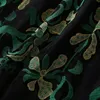 2023 Spring Black Paisley Вышивая вышивка