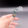 Glass Skull Curved Pipes for Smoking Pyrex Colorful Oil Burner Water Tube Hand Pipe Bongs Dab Rigs