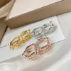 Luxury Designer Women Full Bore Snake Earrings High Quality Jewelry Earring Wit Full Diamonds S925 Silver 3 Colors Fashion Brand Ear Rings