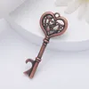 Bottle Opener Wedding Favors with White Bag and Kraft Escort Card Skeleton Key Baby Shower Party Souvenirs XBJK2212