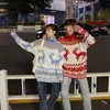 Women s Sweaters Winter Oversize Christmas Kawaii Women Pulovers Loose O Neck Casual Korean Couple Outfit Long Sleeve Top 221206