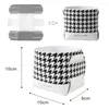 Storage Boxes Brush Box Dirt Resistant Water-proof Anti-Scratch Moisture-proof Space-saving Detachable Plaid Printed Pen Container