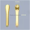 Other Hand Tools Est Gold/Sier Other Hand Tools Zinc Alloy Spoon Spice Powder Shovel Portable Scoop For Dab Snuff Snorter Sniffer Sm Dhkcq