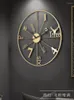V￤ggklockor stor lyx industriell guldklocka modern design vardagsrum reloj de pared hemdekoration