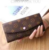 designer leather long Bamboo wallet Fashion women organizer wallets classic long purse lady money bag zipper pouch coin pocket cY52529