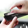 One-click hid Car Temporary Parking Card Phone Number Ultra-thin Drawer Hideable Luminous Telephone Number Plate car Accessories