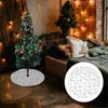 Décorations de Noël Treemat Jupe décor Snowflake Holiday Dinning Table Decoration Decorative Plux Supplies Festival