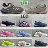 2023 Designer Luxury Womens Mens Casual Shoe Track 3 3.0 LED Sneaker Trainer Lighted Tess.S. Gomma Leather Trainer Nylon Printed Platform Sneakers Mężczyźni 26Mt#