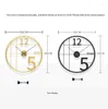 Настенные часы 2022 Простые домашние художественные часы творческие легкие роскошные часы, висящие на нордическом минималистском исследовании гостиной