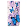 Reliëf lederen portemonnee hoesjes voor Samsung S24 Plus Ultra S23 FE A25 A24 A15 A05 A05S Huawei Honor 90 Lite Cartoon Leeuw Tijger Luxe Bloem Uil Houder Flip Cover Pouch