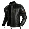 Men's Leather Faux Protective Rider Clothing Natural Cow Jacket Men Motor Biker Coat Mens Motorcycle Genuine S-XL 221206